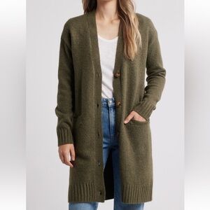 Extra long and super soft cardigan size S